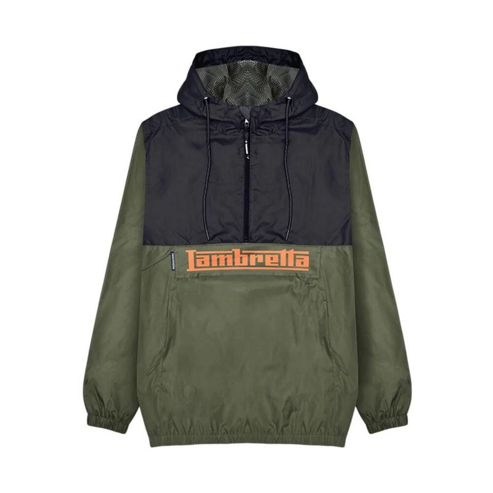Lambretta Unisex Adult OTH Scooter Jacket / Khaki/Black